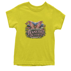 Forever Our Tennessee Butterfly Dolly Youth T-shirt Yellow