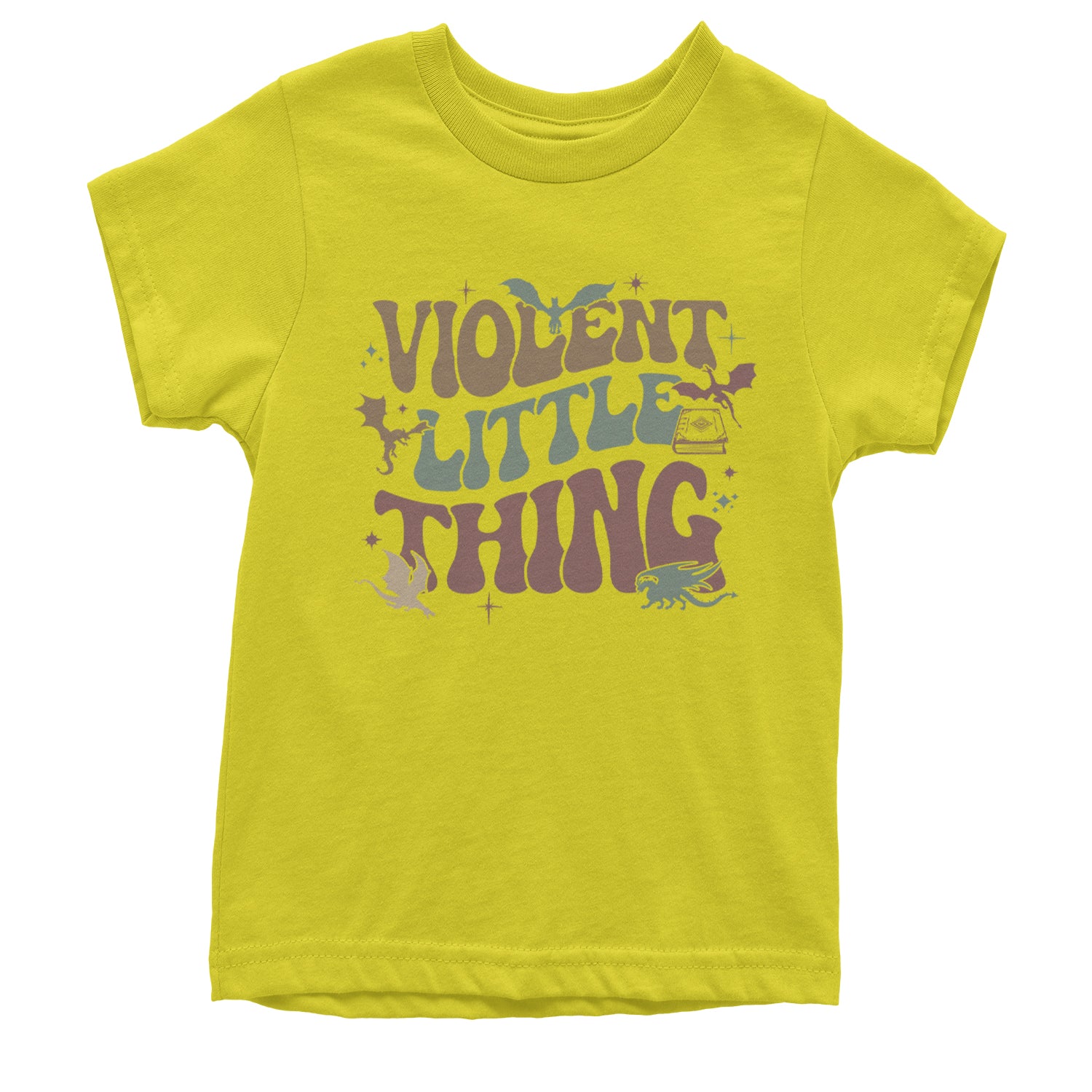 Violent Little Thing Dragon Youth T-shirt Yellow