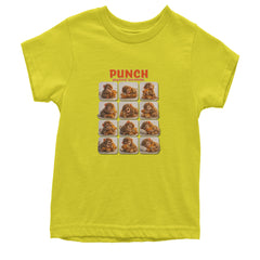 Punch Play Hard Love Harder Youth T-shirt Yellow
