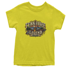 Tennessee Legend Country Music Dolly Youth T-shirt Yellow