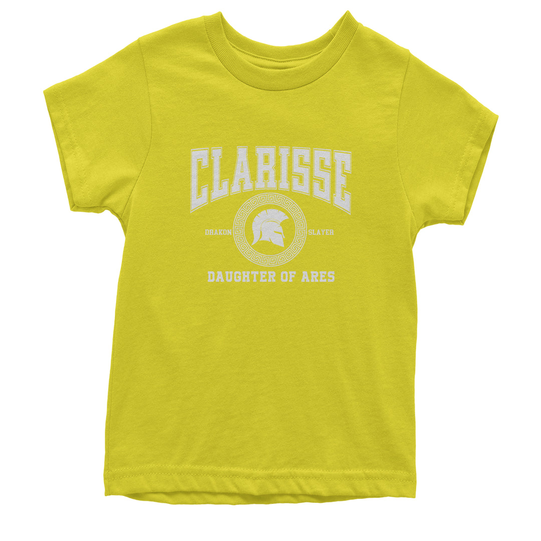 Clarisse Daughter of Ares Battle Ready Youth T-shirt Yellow