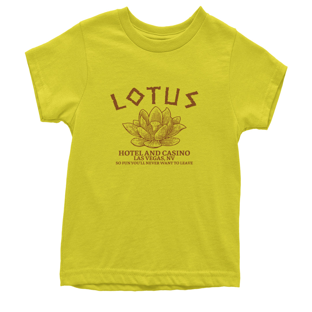 Lotus Hotel and Casino Youth T-shirt Yellow