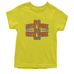 Go New York Go Basketball Youth T-shirt Yellow