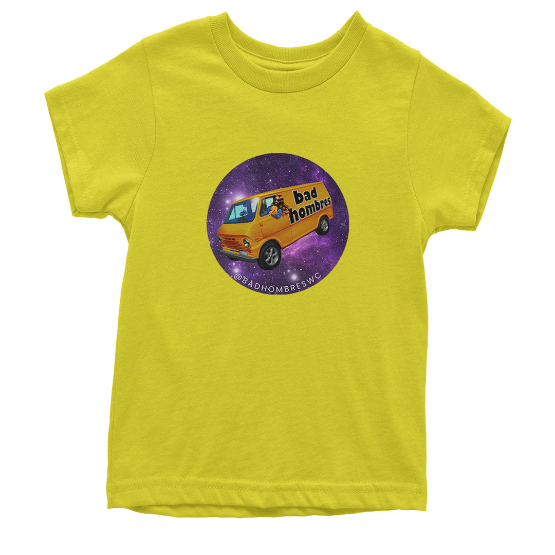 Bad Hombres Space West Chester Band Youth T-shirt Yellow