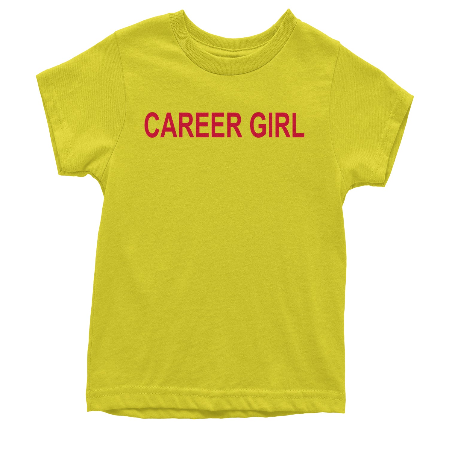 Career Girl Trendsetter Statement Youth T-shirt Yellow