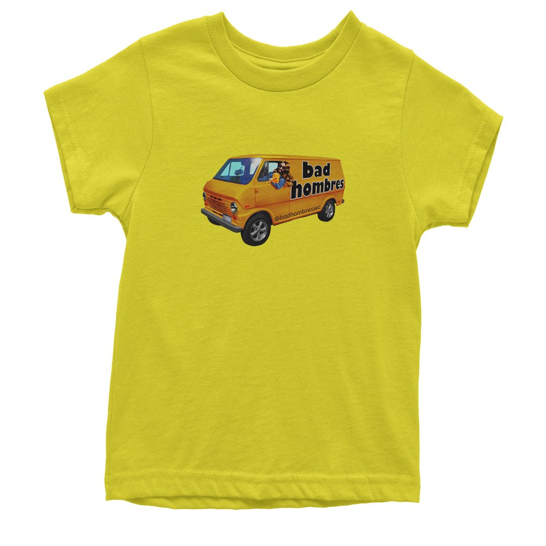 Bad Hombres Van West Chester Band Youth T-shirt Yellow