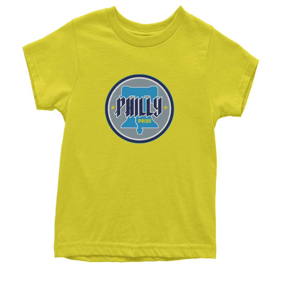 Philly Pride Liberty Bell Youth T-shirt Yellow