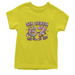 67 Candy Swirl Meme Youth T-shirt Yellow