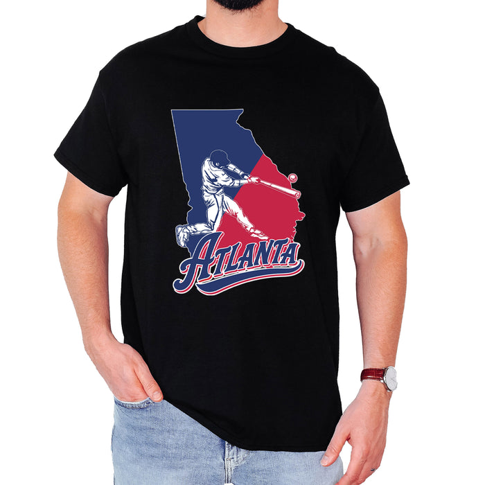 Atlanta Georgia Batter Up Mens T-shirt