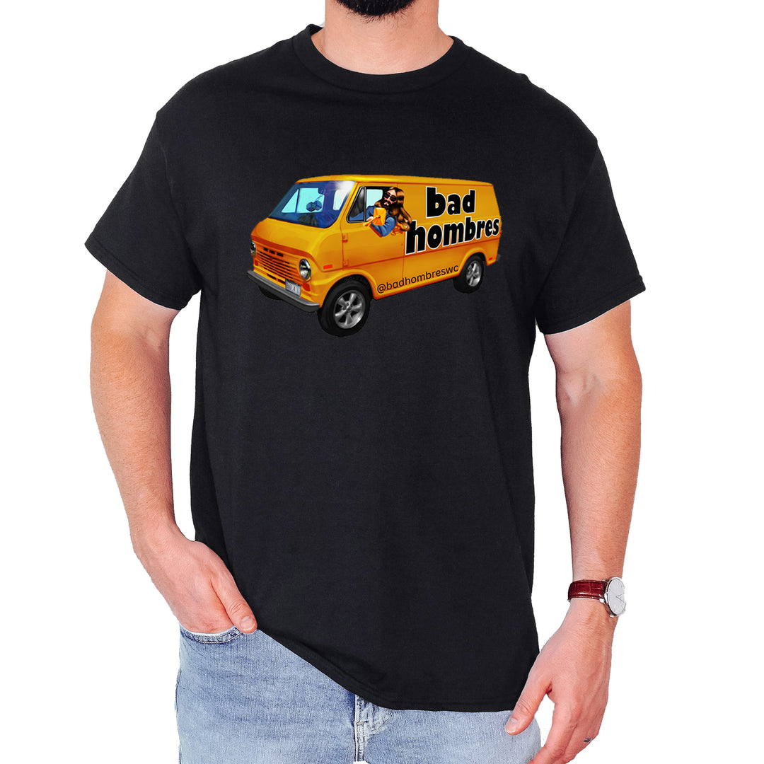 Bad Hombres Van West Chester Band Mens T-shirt Black