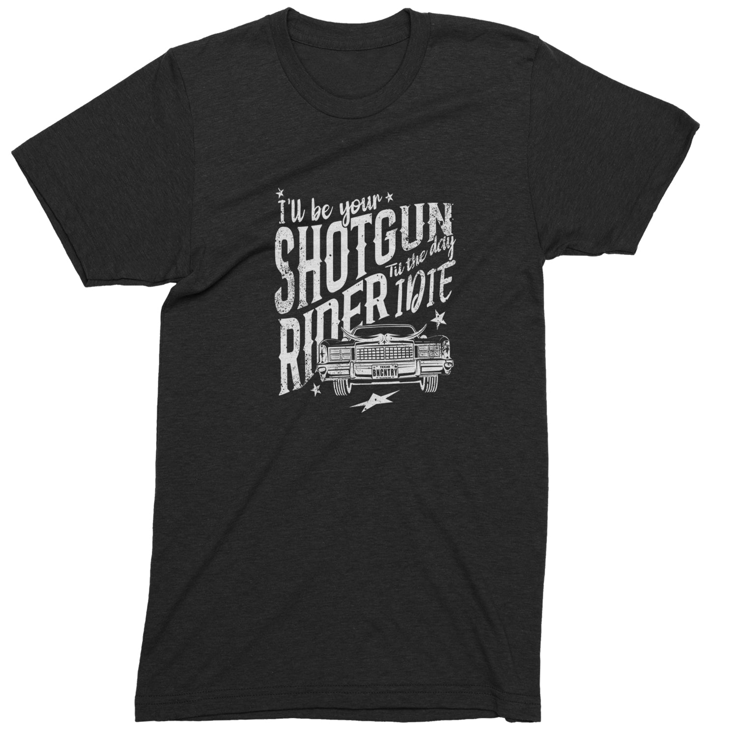 I'll Be Your Shotgun Rider, Till The Day I Die Mens T-shirt Black