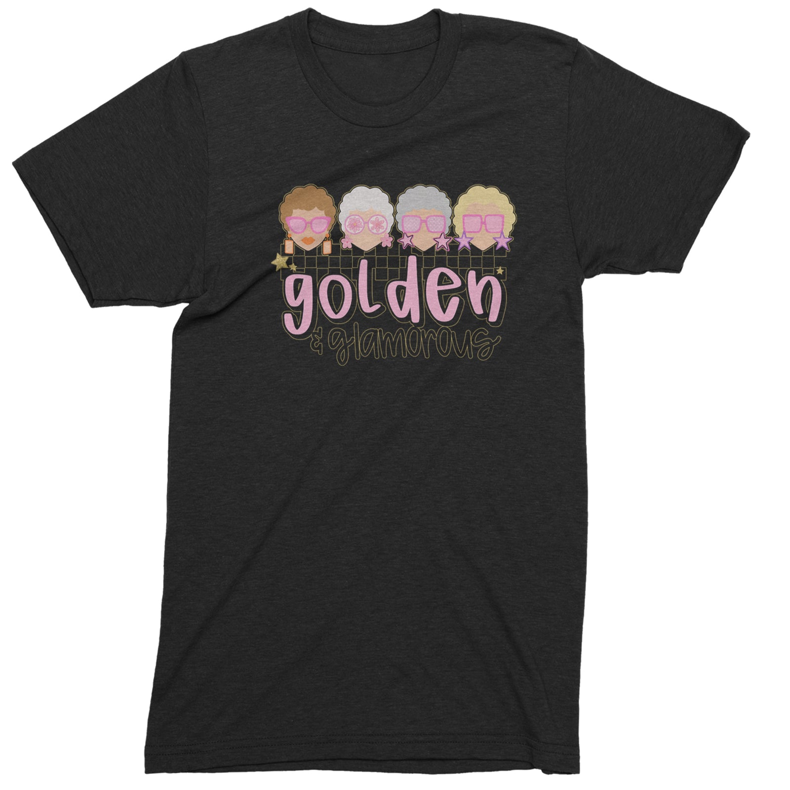Golden And Glamorous Golden Girls Men's T-shirt Black