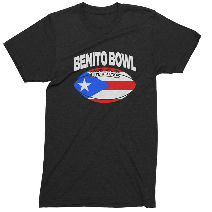 Benito Bowl Puerto Rico Football Mens T-shirt