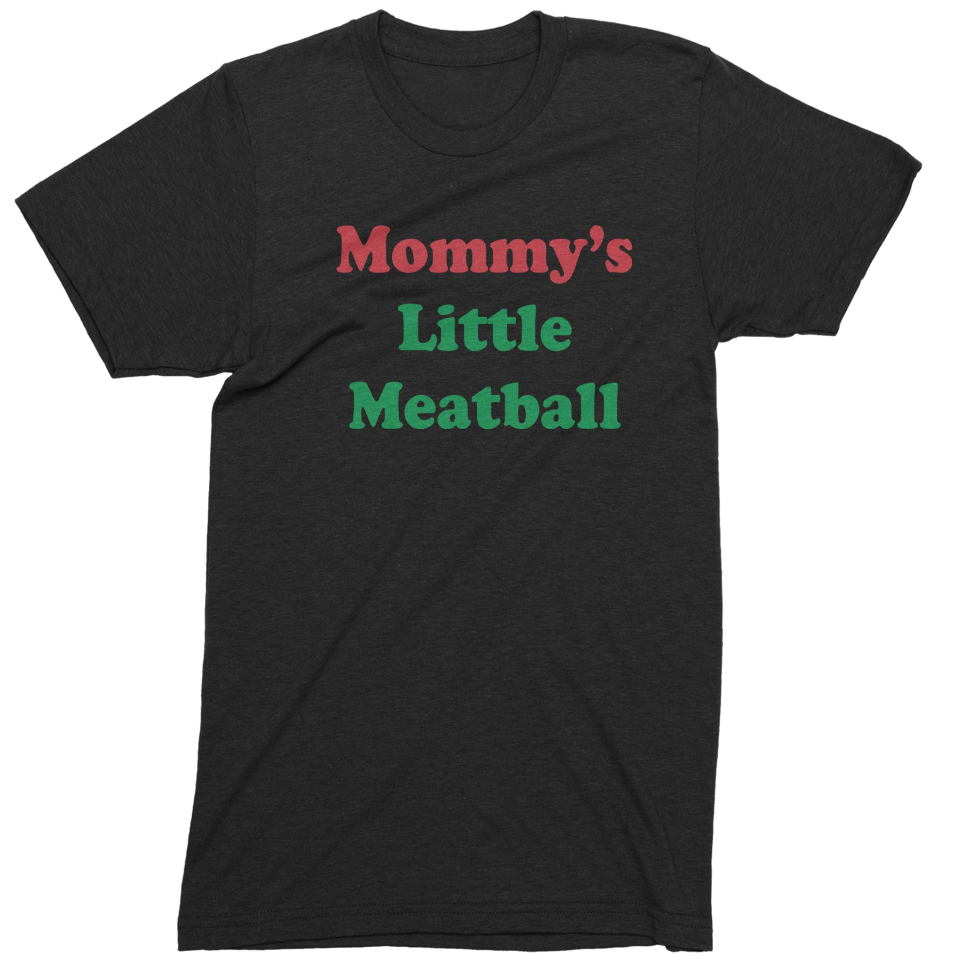 Mommy's Little Meatball Love Island Men's T-shirt Black