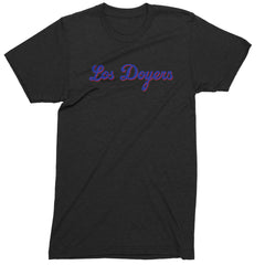 Los Doyers LA Baseball Men's T-shirt Black