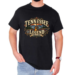 Tennessee Legend Country Music Dolly Mens T-shirt Black