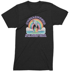 Undiagnosed But Something Is Definitely Wrong Men's T-shirt Black