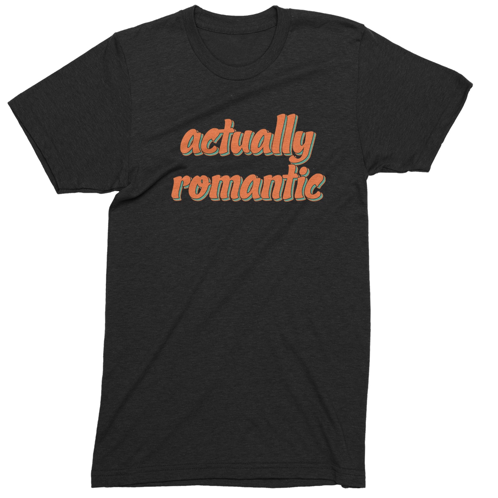 Actually Romantic Mens T-shirt Black