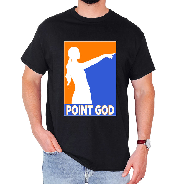 Point God Cunningham Basketball Pointing Meme  Mens T-shirt