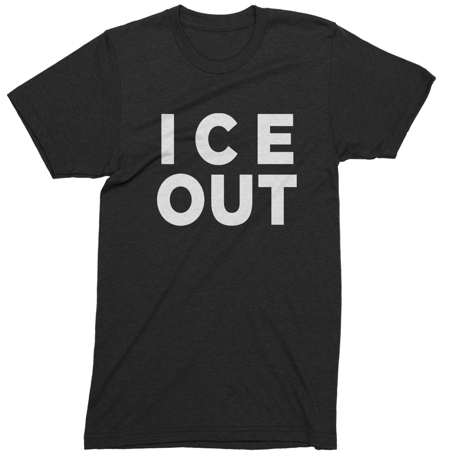 Ice Out Protest Mens T-shirt Black