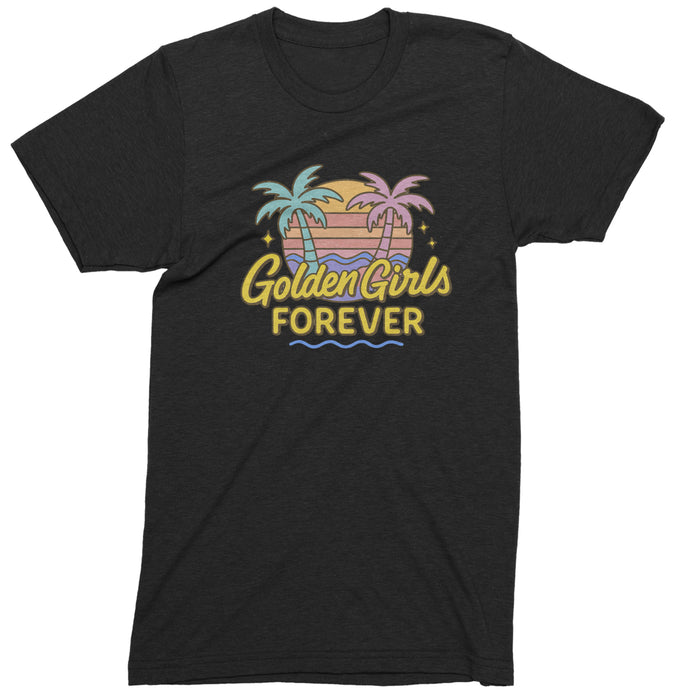 Golden Girls Forever Retro Sunset Mens T-shirt