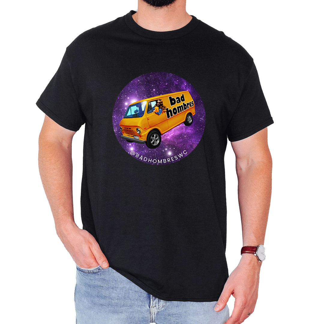 Bad Hombres Space West Chester Band Mens T-shirt Black