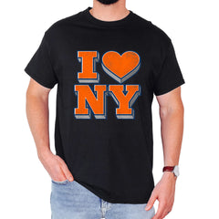 New York City Pride Heart Mens T-shirt Black