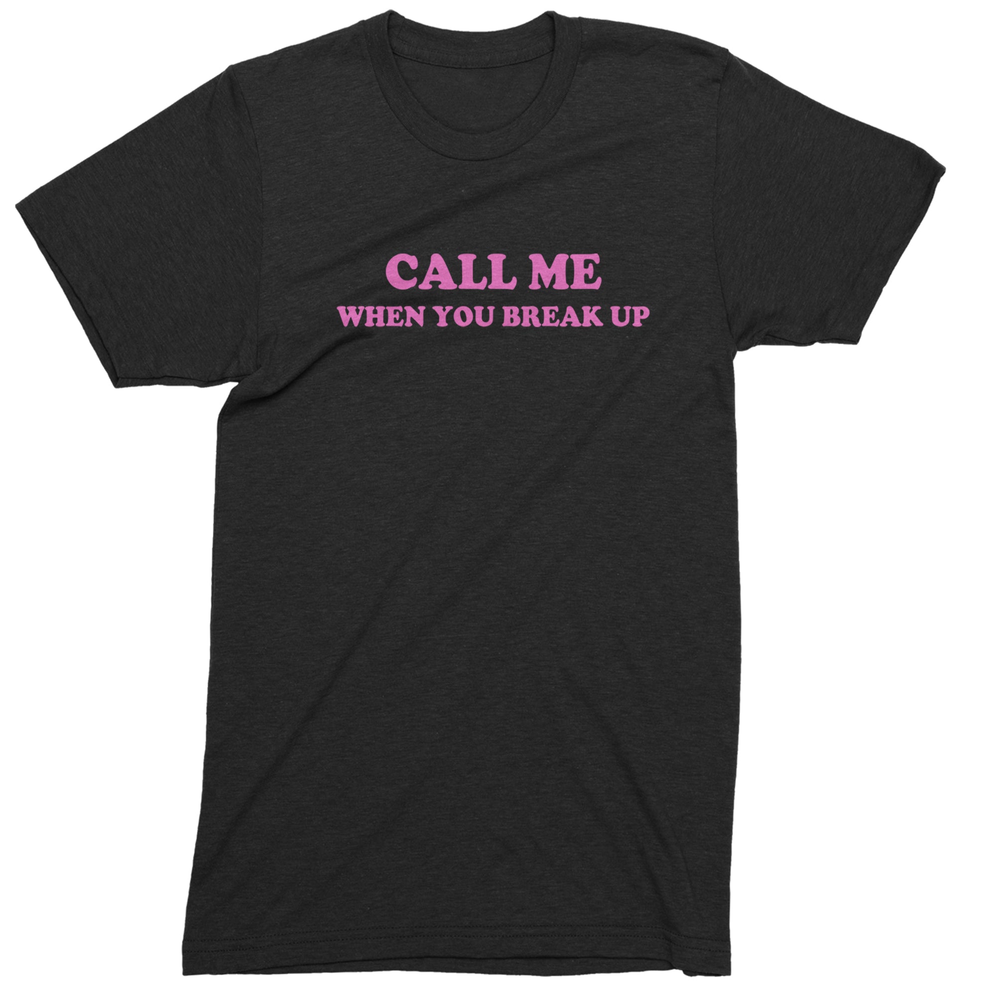 Call ME When You Break Up Men's T-shirt Black