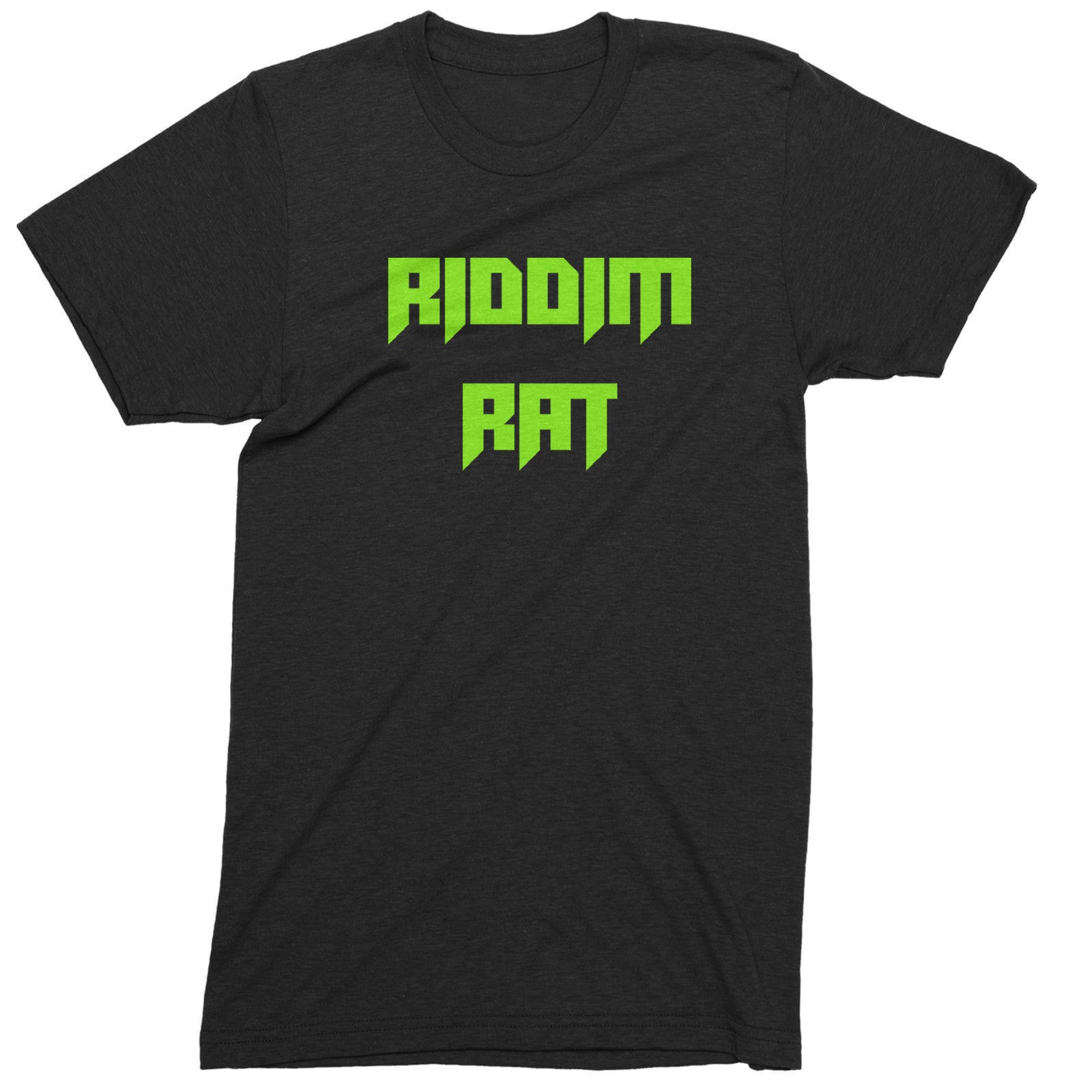 Riddim Rat Rhythm Club Rave EDM Men's T-shirt Black