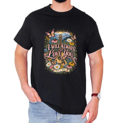I Will Always Love You Dolly Mens T-shirt Black