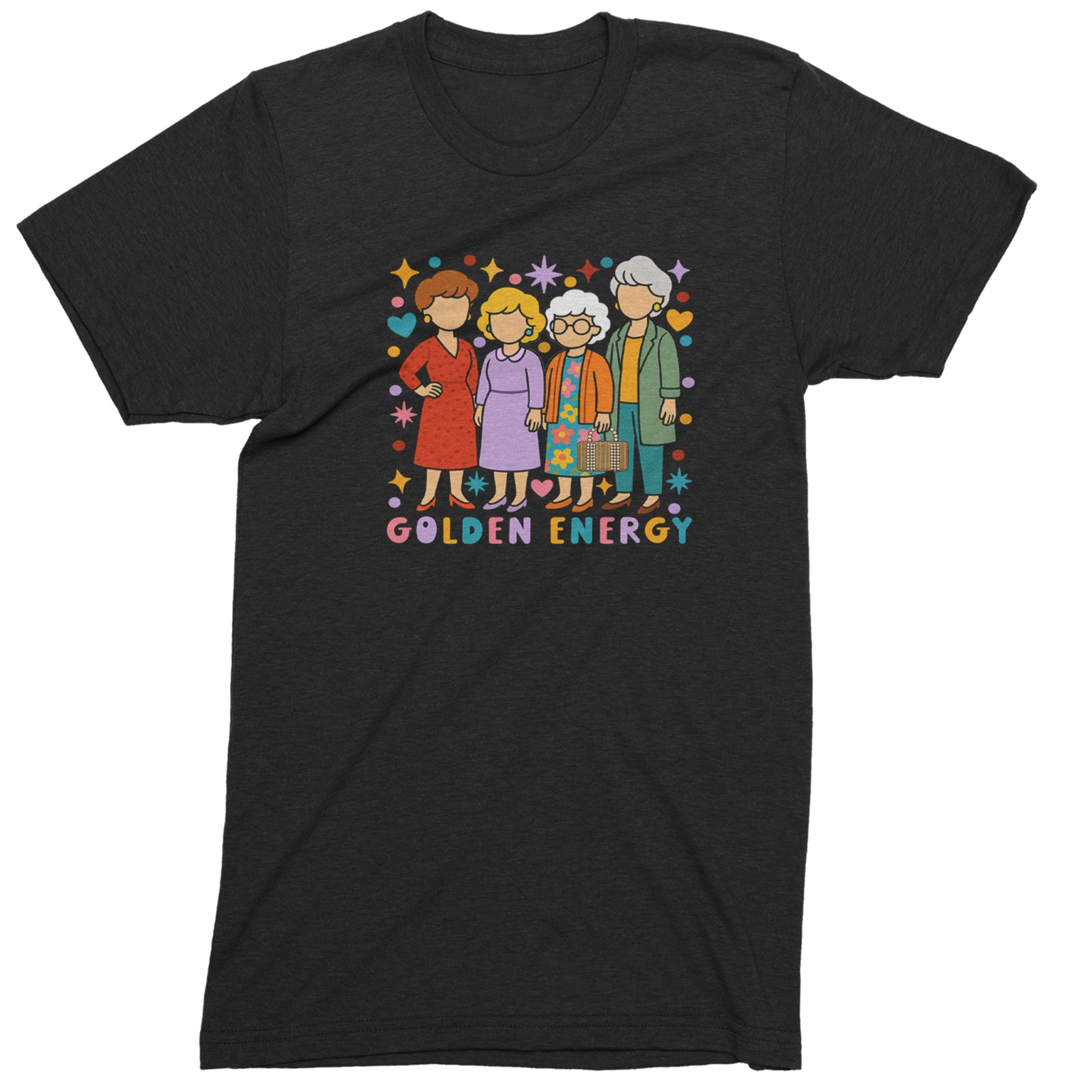 Golden Forever Golden Girls Mens T-shirt Black