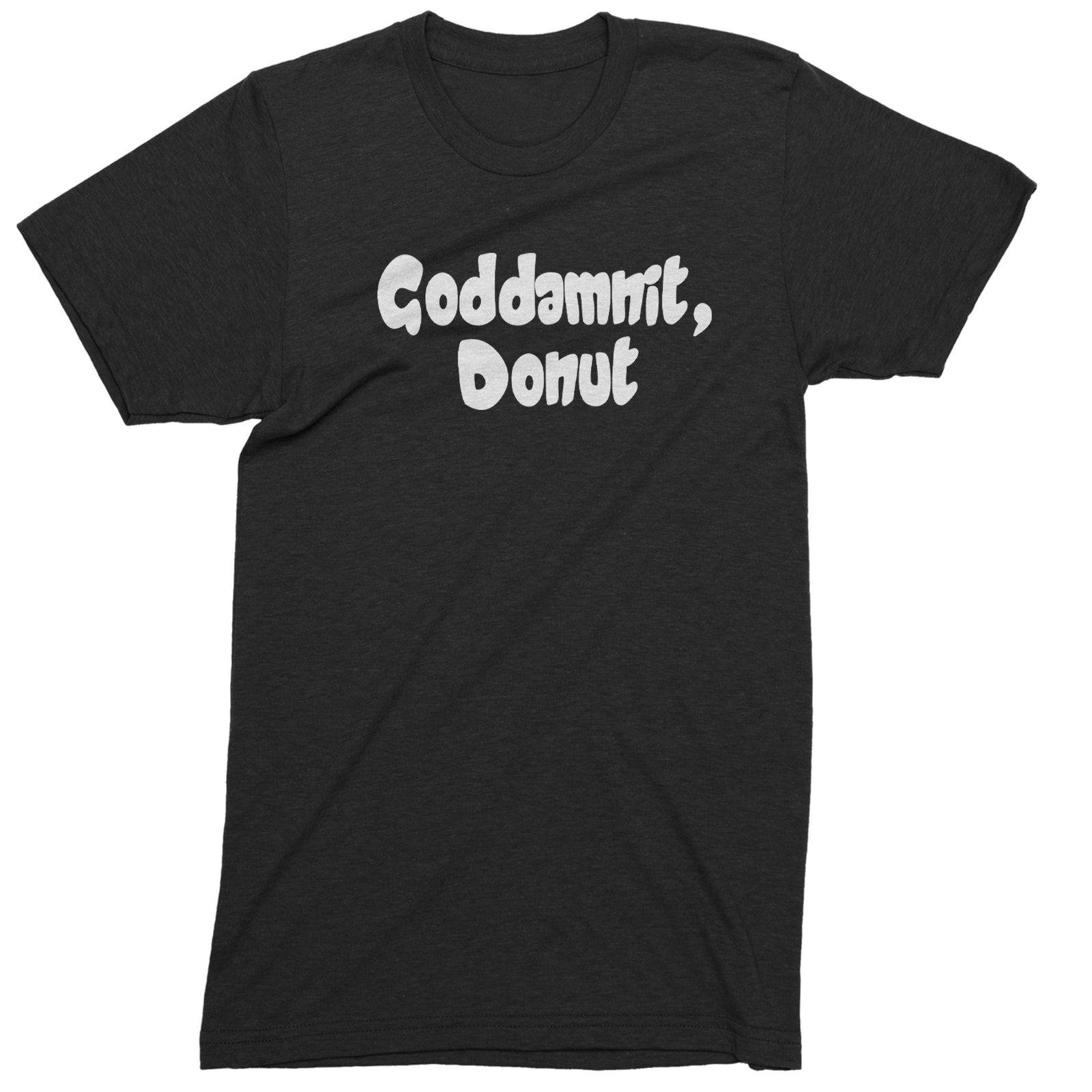 Godd-mnit, Donut Carl Mens T-shirt Black