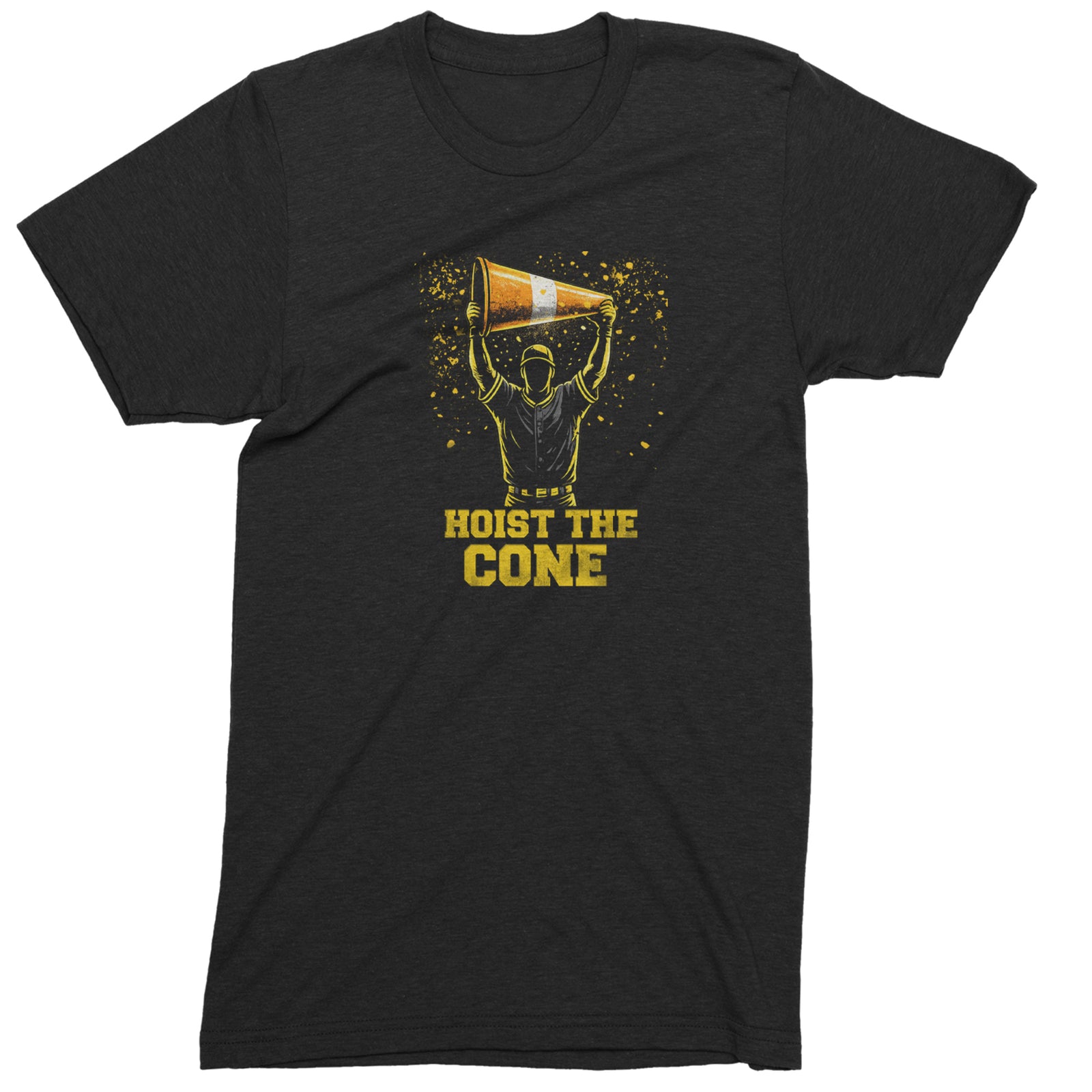Hoist The Cone Pittsburgh Pride Mens T-shirt Black