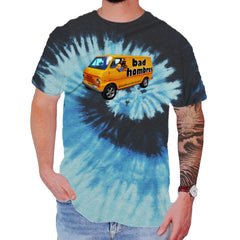 Bad Hombres Van West Chester Band Mens T-shirt Tie-Dye Blue Ocean