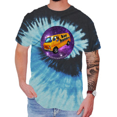 Bad Hombres Space West Chester Band Mens T-shirt Tie-Dye Blue Ocean