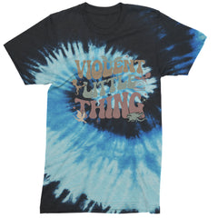 Violent Little Thing Dragon Youth-Sized Hoodie Tie-Dye Blue Ocean