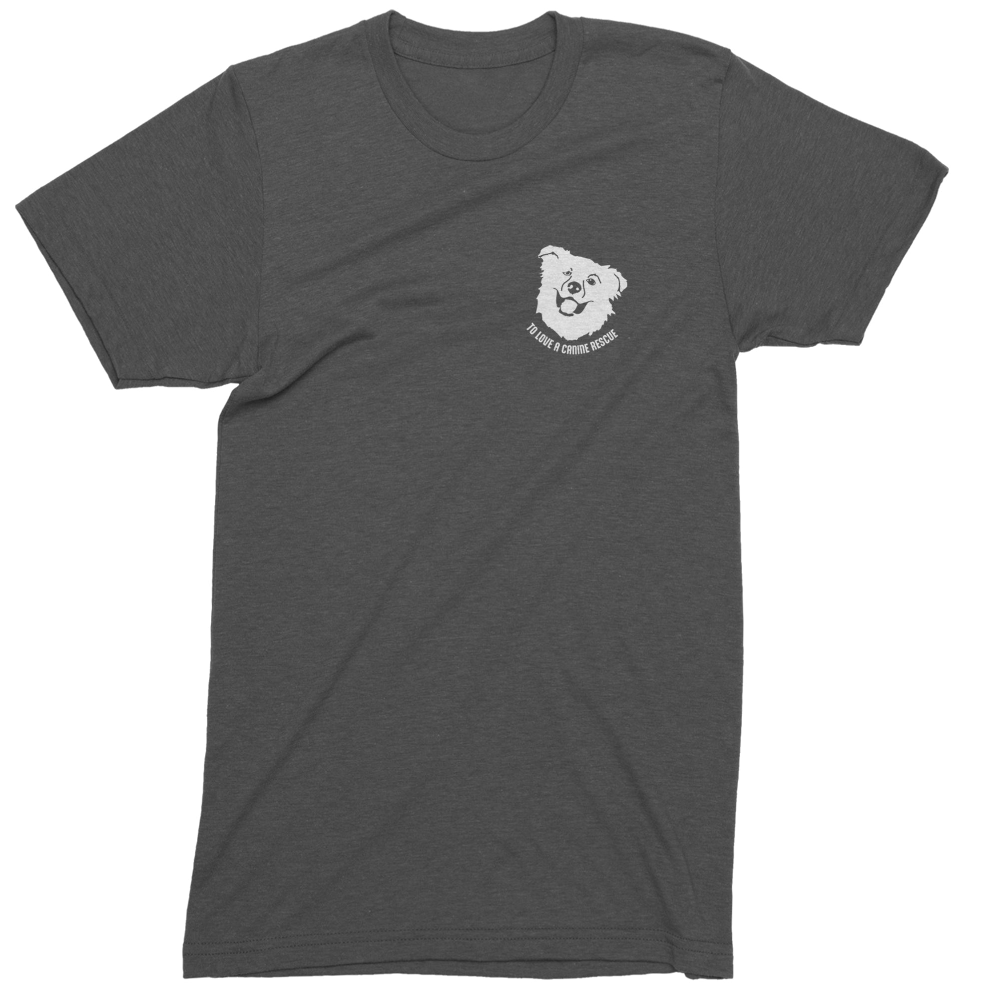TLC Chelsea's Barking Back Mens T-shirt Charcoal Grey