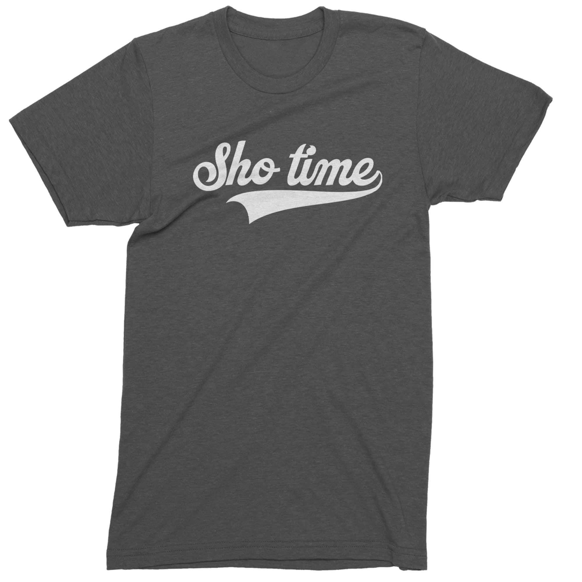 It's Sho Time Baseball Mens T-shirt Charcoal Grey