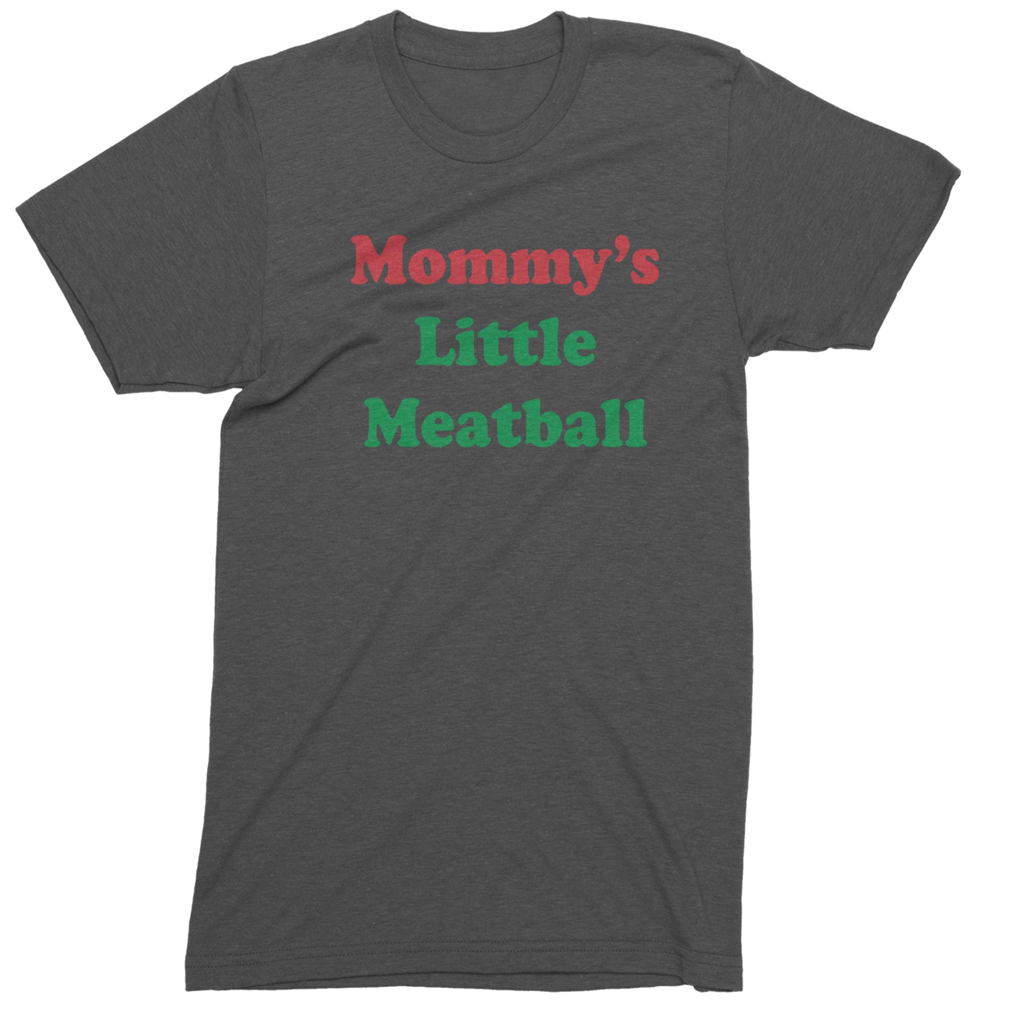 Mommy's Little Meatball Love Island Men's T-shirt Charcoal Grey