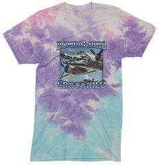 Bombardino Crocodilo Brainrot Men's T-shirt Tie-Dye Cotton Candy