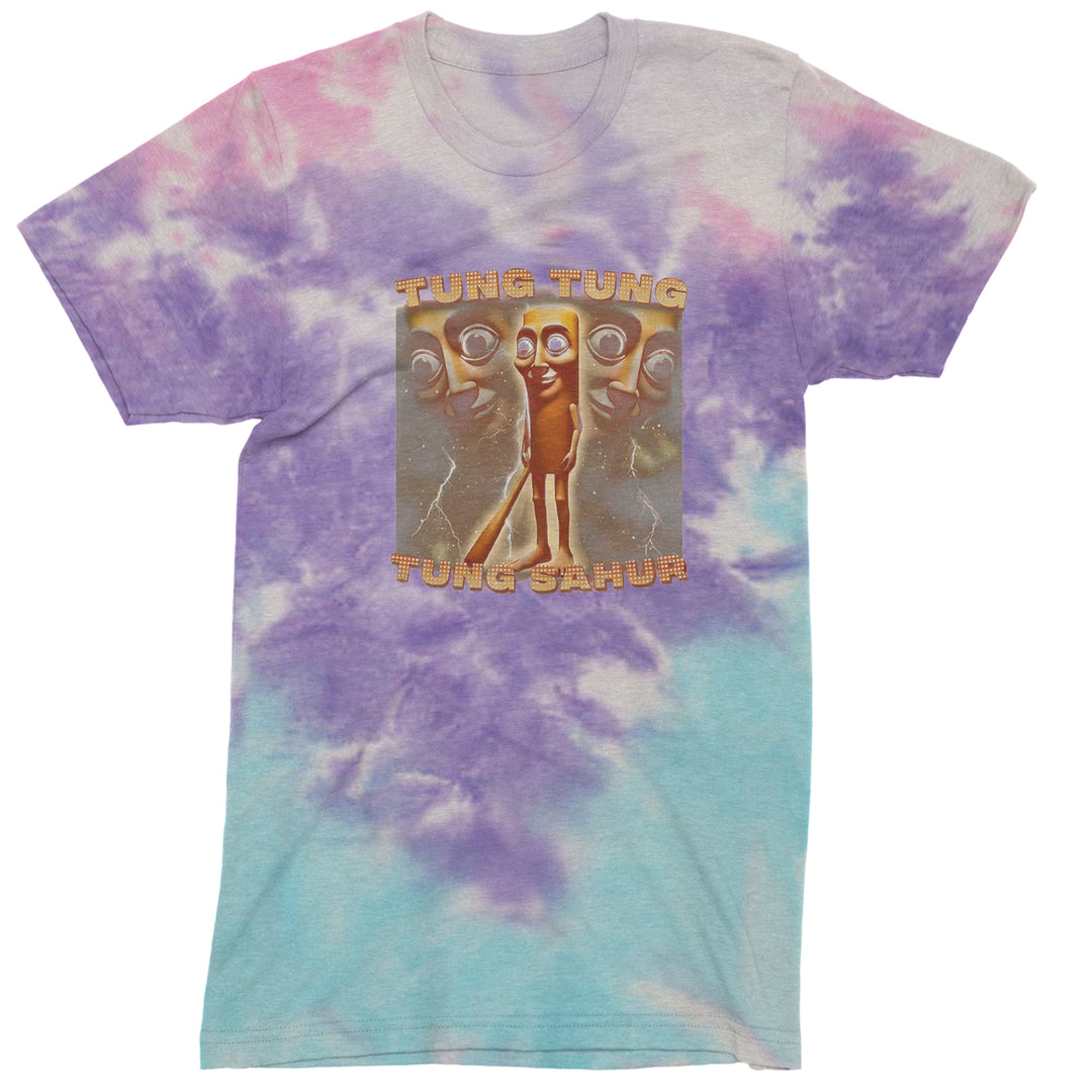 Tung Tung Tung Sahur Enforcer Men's T-shirt Tie-Dye Cotton Candy