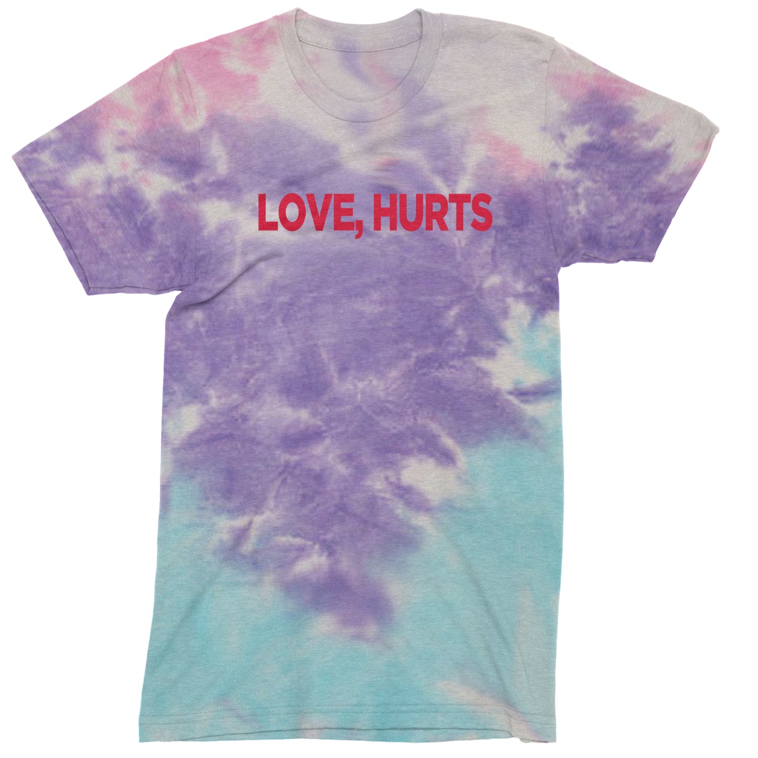 Love Hurts Men's T-shirt Tie-Dye Cotton Candy