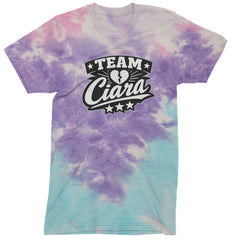 Team Ciara Scamanda Broken Heart Mens T-shirt Tie-Dye Cotton Candy