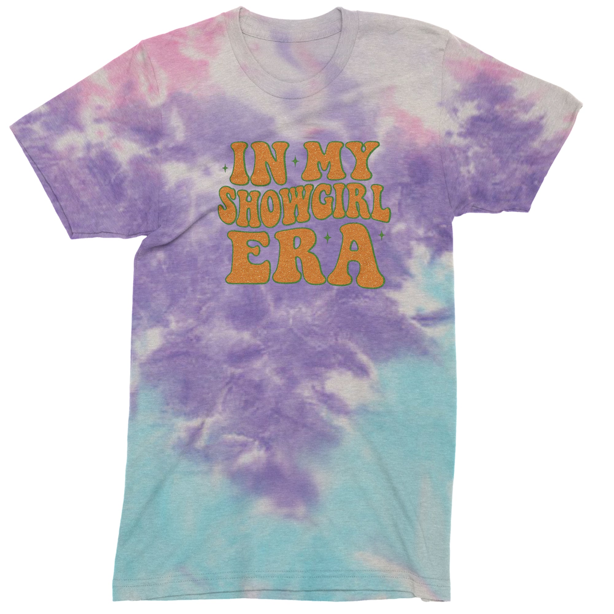 In My Showgirl Era Retro Mens T-shirt Tie-Dye Cotton Candy