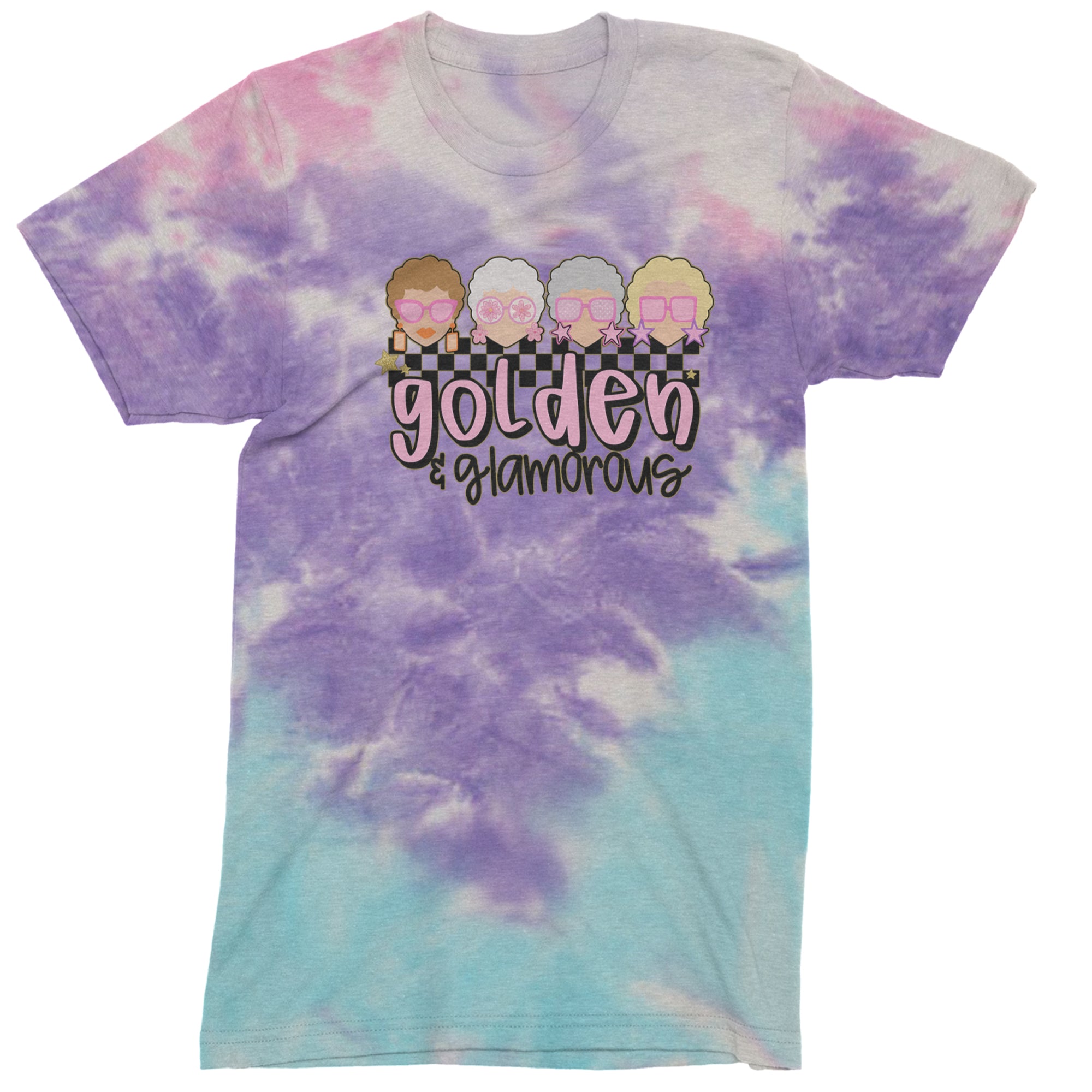 Golden And Glamorous Golden Girls Men's T-shirt Tie-Dye Cotton Candy