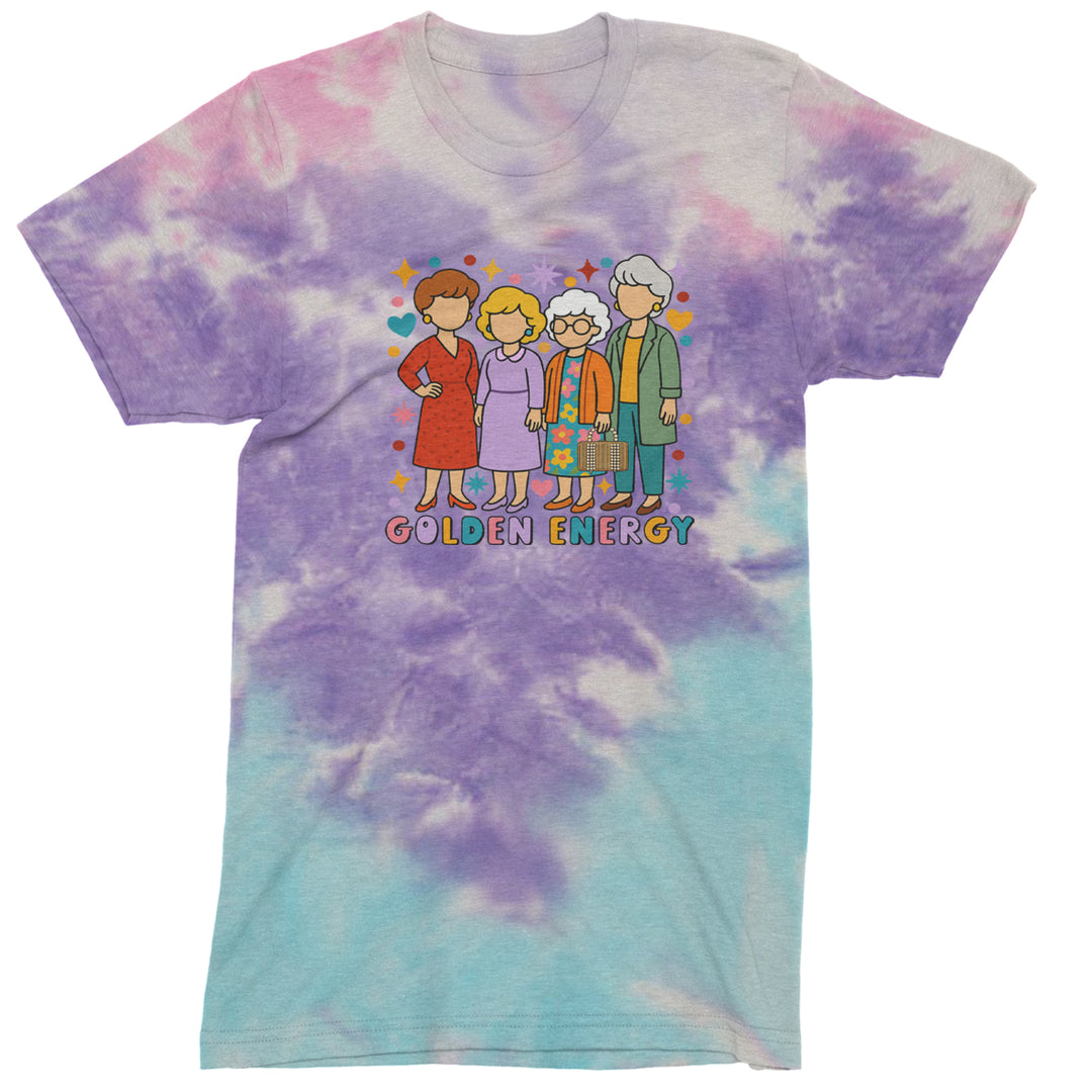 Golden Forever Golden Girls Mens T-shirt Tie-Dye Cotton Candy