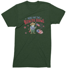 Frog Here for the Benito Bowl Football Mens T-shirt Forest Green