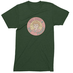 Eat Dirt And Die, Trash Golden Girls Mens T-shirt Forest Green