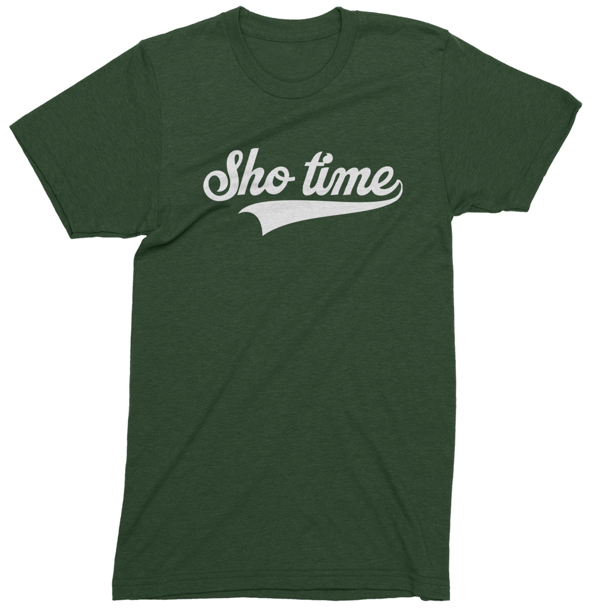 It's Sho Time Baseball Mens T-shirt Forest Green
