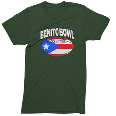 Benito Bowl Puerto Rico Football Mens T-shirt Forest Green